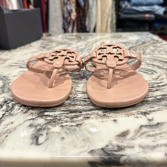 Tory Burch Nude Miller Sandals - Picture 2 of 3